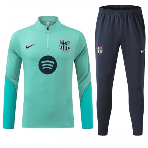 Barcelona Sweat de Treino zíper 2026-27 Verde Barcelona Sweat de Treino zíper 2026-27 Verde
