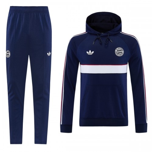Bayern de Munique Hoodie Sweat de Treino 2026-27 Navy Bayern de Munique Hoodie Sweat de Treino 2026-27 Navy