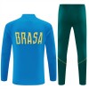 Brasil Sweat de Treino zíper 2026-27 Azul
