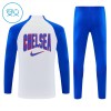 Chelsea Sweat de Treino zíper 2026-27 Branca - Criança