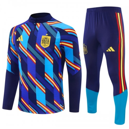 Espanha Sweat de Treino zíper 2026-27 Azul Espanha Sweat de Treino zíper 2026-27 Azul