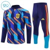 Espanha Sweat de Treino zíper 2026-27 Azul - Criança Espanha Sweat de Treino zíper 2026-27 Azul - Criança