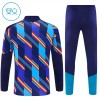 Espanha Sweat de Treino zíper 2026-27 Azul - Criança