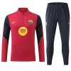 FC Barcelona Sweat de Treino zíper 2026-27 Vermelha