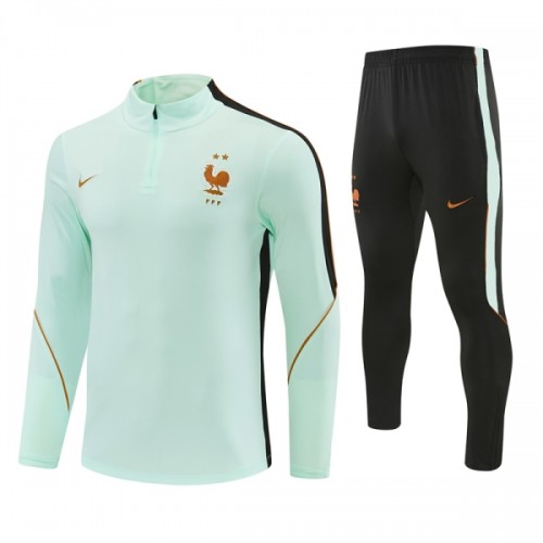 França Sweat de Treino zíper 2026-27 Branca França Sweat de Treino zíper 2026-27 Branca