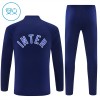 Inter Milan Sweat de Treino zíper 2026-27 Azul - Criança