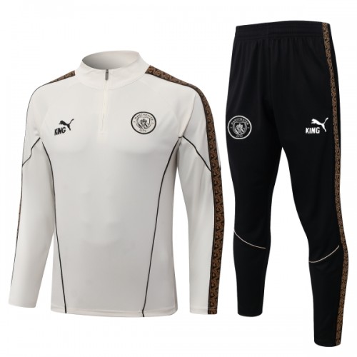 Manchester City Sweat de Treino zíper 2026-27 Cinza Manchester City Sweat de Treino zíper 2026-27 Cinza