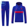 Manchester United Hoodie Sweat de Treino 2026-27 Azul - Criança Manchester United Hoodie Sweat de Treino 2026-27 Azul - Criança