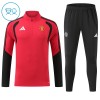 Manchester United Sweat de Treino zíper 2026-27 Vermelha - Criança Manchester United Sweat de Treino zíper 2026-27 Vermelha - Criança