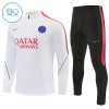 Paris Saint-Germain Sweat de Treino zíper 2026-27 Branca - Criança