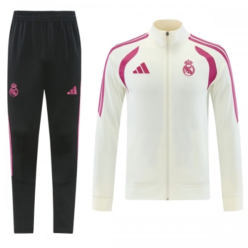 Real Madrid Casaco de Treino Conjunto 2026-27 Branca Real Madrid Casaco de Treino Conjunto 2026-27 Branca