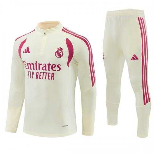 Real Madrid Sweat de Treino zíper 2026-27 Branca Real Madrid Sweat de Treino zíper 2026-27 Branca