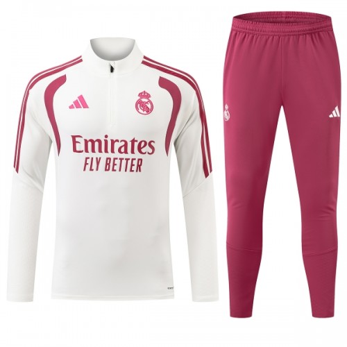 Real Madrid Sweat de Treino zíper 2026-27 Branca Real Madrid Sweat de Treino zíper 2026-27 Branca