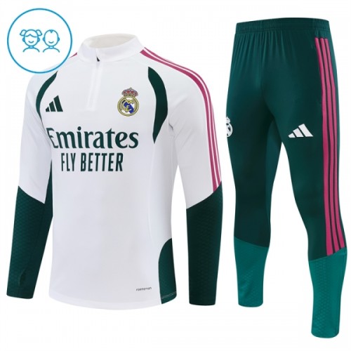 Real Madrid Sweat de Treino zíper 2026-27 Branca - Criança Real Madrid Sweat de Treino zíper 2026-27 Branca - Criança