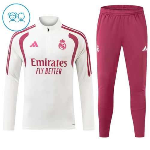 Real Madrid Sweat de Treino zíper 2026-27 Branca - Criança Real Madrid Sweat de Treino zíper 2026-27 Branca - Criança
