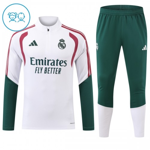 Real Madrid Sweat de Treino zíper 2026-27 Branca - Criança Real Madrid Sweat de Treino zíper 2026-27 Branca - Criança