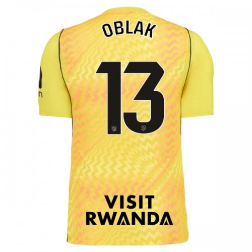 Camisola do Atlético Madrid Oblak 13 Guarda Redes 2026-27 Amarela Camisola do Atlético Madrid Oblak 13 Guarda Redes 2026-27 Amarela