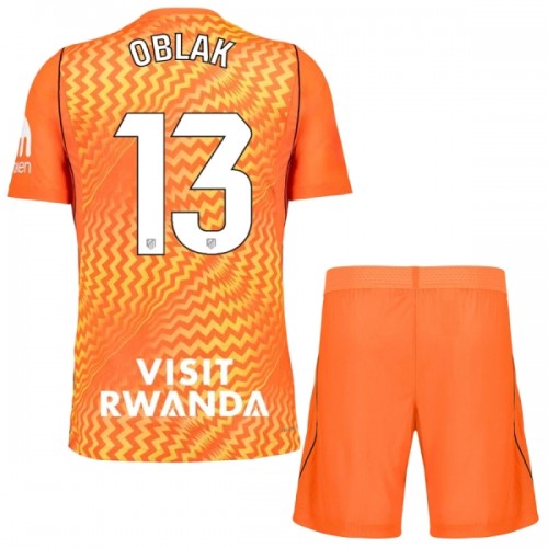 Conjunto Atlético Madrid Oblak 13 Orange Version Guarda Redes 2026-27 - Criança Conjunto Atlético Madrid Oblak 13 Orange Version Guarda Redes 2026-27 - Criança
