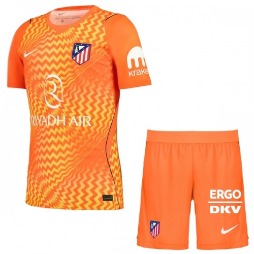 Conjunto Atlético Madrid Orange Version Guarda Redes 2026-27 - Criança Conjunto Atlético Madrid Orange Version Guarda Redes 2026-27 - Criança