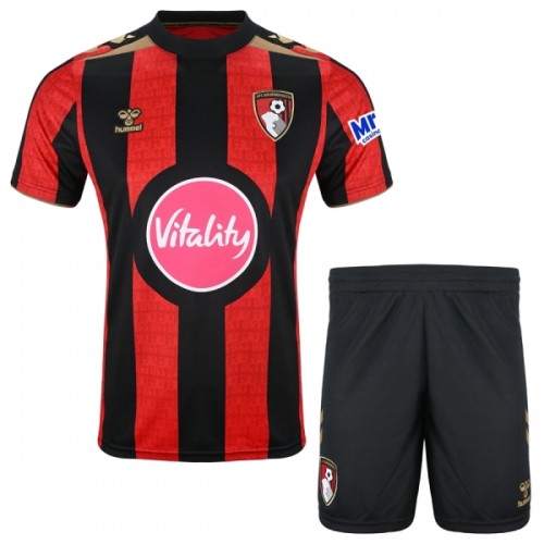 Conjunto Bournemouth Equipamento Principal 2026-27 - Criança Conjunto Bournemouth Equipamento Principal 2026-27 - Criança