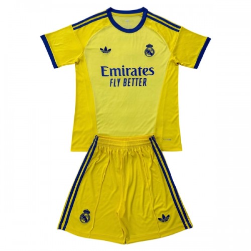 Conjunto Real Madrid Guarda Redes 2026-27 Amarela - Criança Conjunto Real Madrid Guarda Redes 2026-27 Amarela - Criança