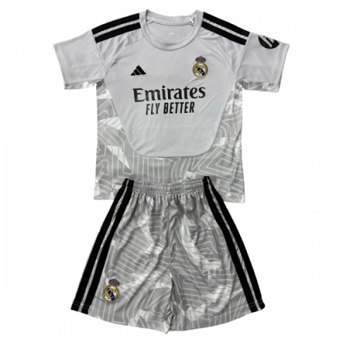Conjunto Real Madrid Guarda Redes 2026-27 Cinza - Criança Conjunto Real Madrid Guarda Redes 2026-27 Cinza - Criança