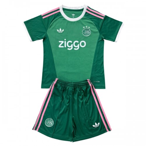 Conjunto Ajax Amsterdam Guarda Redes 2026-27 Verde - Criança Conjunto Ajax Amsterdam Guarda Redes 2026-27 Verde - Criança