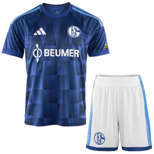 Conjunto Schalke 04 Equipamento Principal 2026-27 - Criança Conjunto Schalke 04 Equipamento Principal 2026-27 - Criança