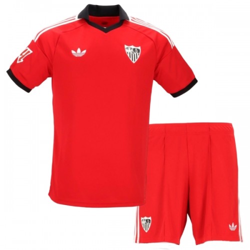 Conjunto Sevilla FC Equipamento Alternativo 2026-27 - Criança Conjunto Sevilla FC Equipamento Alternativo 2026-27 - Criança