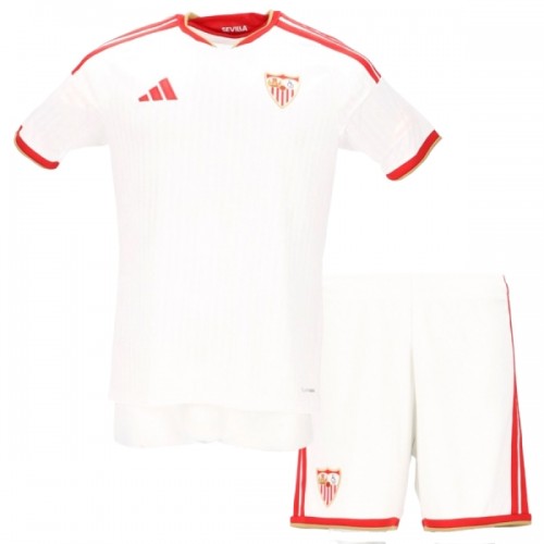 Conjunto Sevilla FC Equipamento Principal 2026-27 - Criança Conjunto Sevilla FC Equipamento Principal 2026-27 - Criança