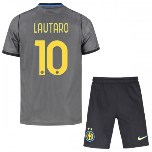 Conjunto Inter Milan Lautaro 10 Equipamento Terceiro 2026-27 - Criança Conjunto Inter Milan Lautaro 10 Equipamento Terceiro 2026-27 - Criança