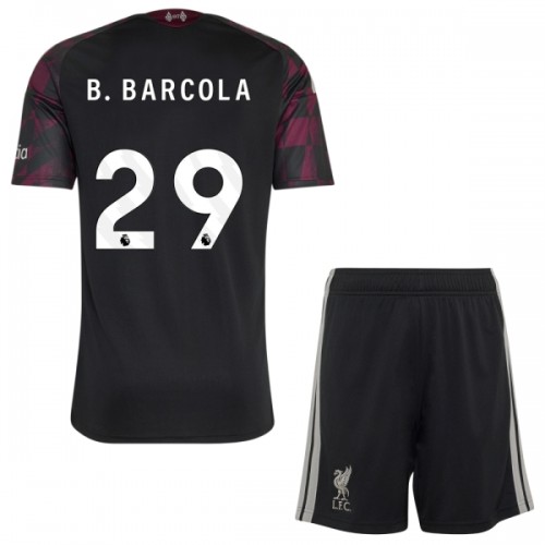 Conjunto Liverpool B. Barcola 29 Equipamento Terceiro 2026-27 - Criança Conjunto Liverpool B. Barcola 29 Equipamento Terceiro 2026-27 - Criança