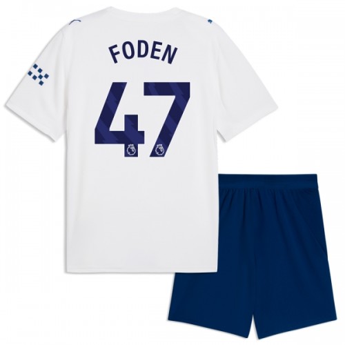 Conjunto Manchester City Foden 47 Equipamento Terceiro 2026-27 - Criança Conjunto Manchester City Foden 47 Equipamento Terceiro 2026-27 - Criança