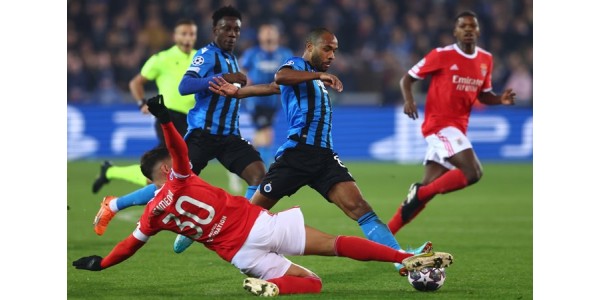 Liga dos Campeões: Club Brugge KV 0-2 Benfica Liga dos Campeões: Club Brugge KV 0-2 Benfica
