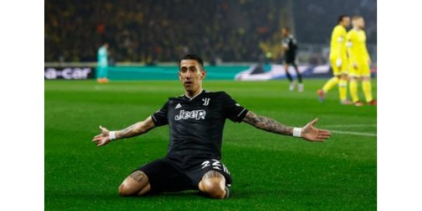 Liga Europa: Hat-trick de Di Maria e Juventus vence Nantes por 3 a 0 Liga Europa: Hat-trick de Di Maria e Juventus vence Nantes por 3 a 0