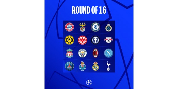 Oitavos-de-final da Champions League divulgados: Milan se classifica