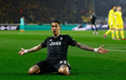Liga Europa: Hat-trick de Di Maria e Juventus vence Nantes por 3 a 0