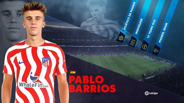 Pablo Barrios, meio-campista do Atlético de Madrid